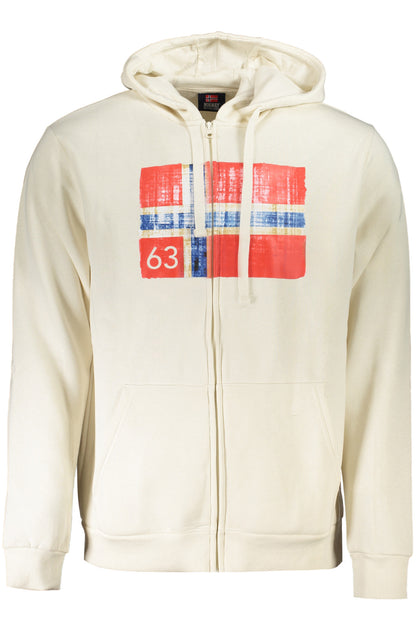 Norway 1963 Felpa Con Zip Uomo Bianco"" - mem39