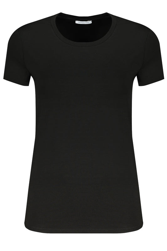 Patrizia Pepe T-Shirt Maniche Corte Donna Nero"" - mem39