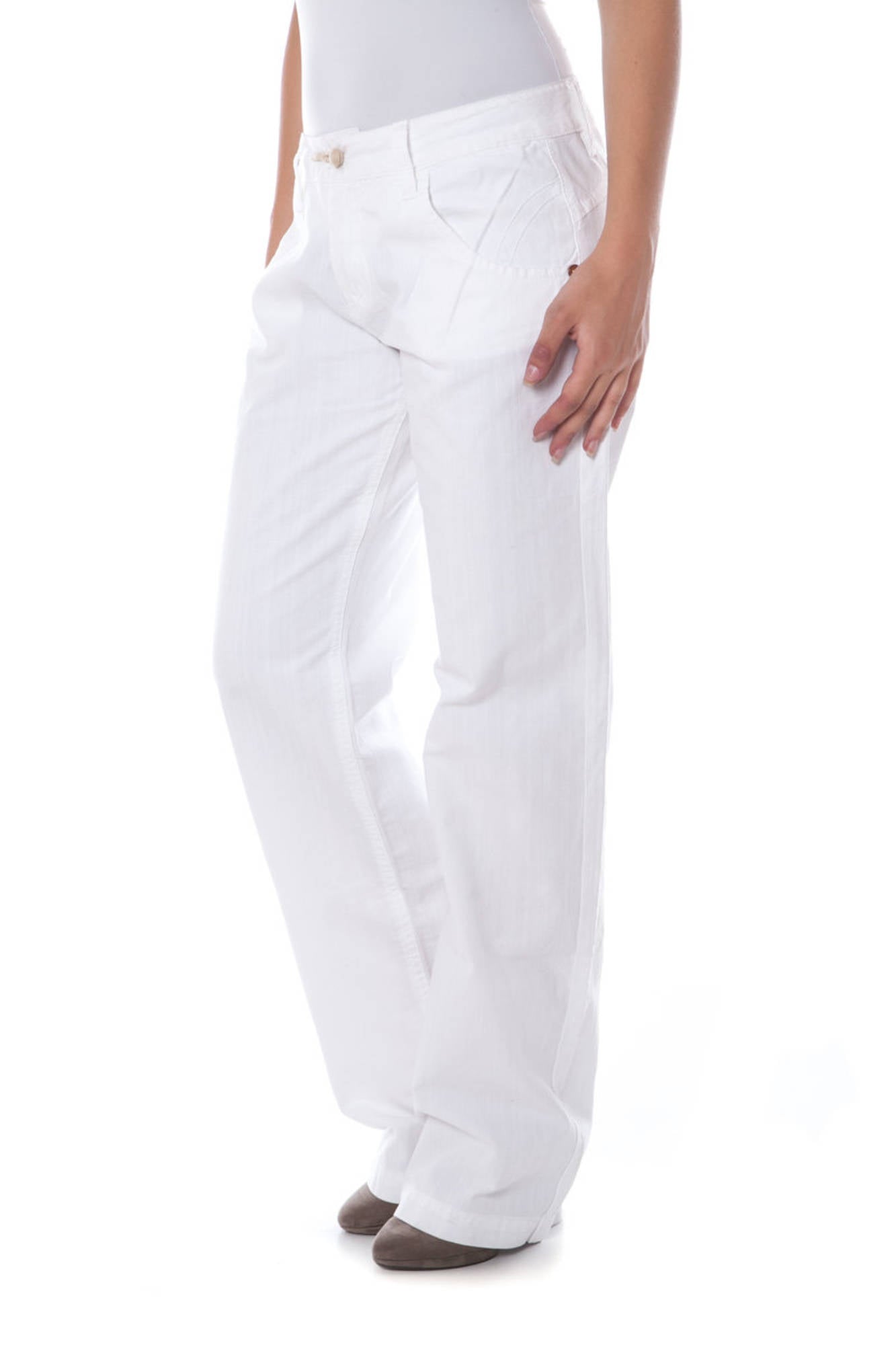 Phard Pantalone Donna Bianco"" - mem39