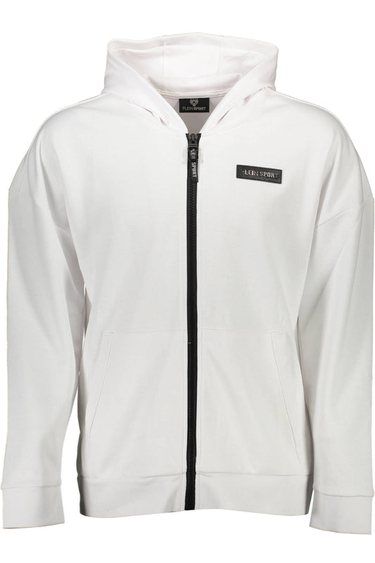 Plein Sport Felpa Con Zip Uomo Bianco"" - mem39