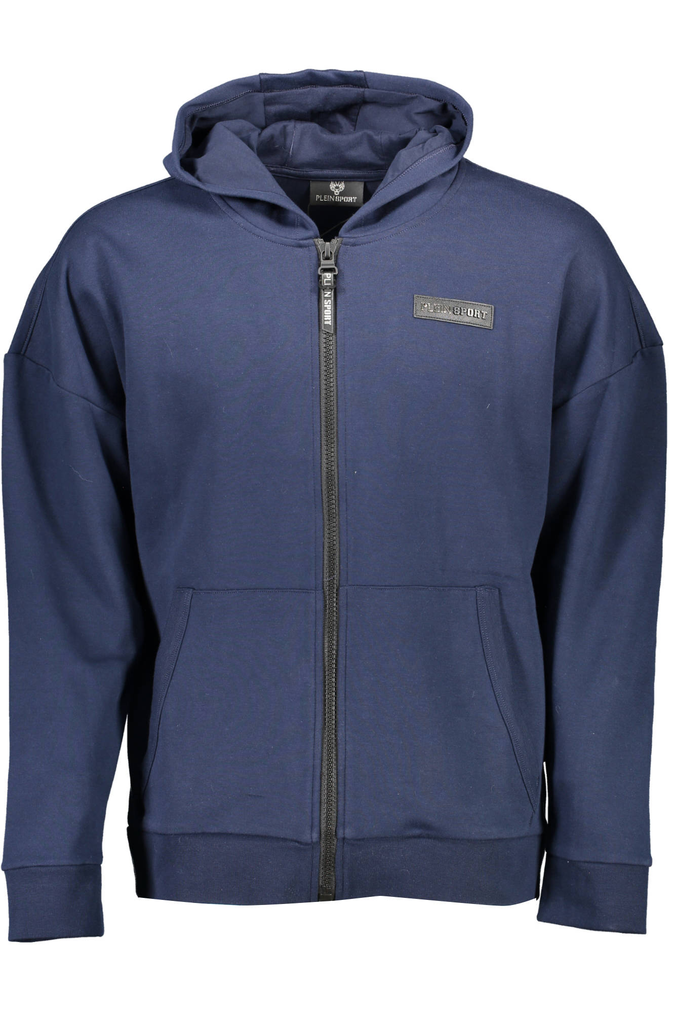 Plein Sport Felpa Con Zip Uomo Blu"" - mem39