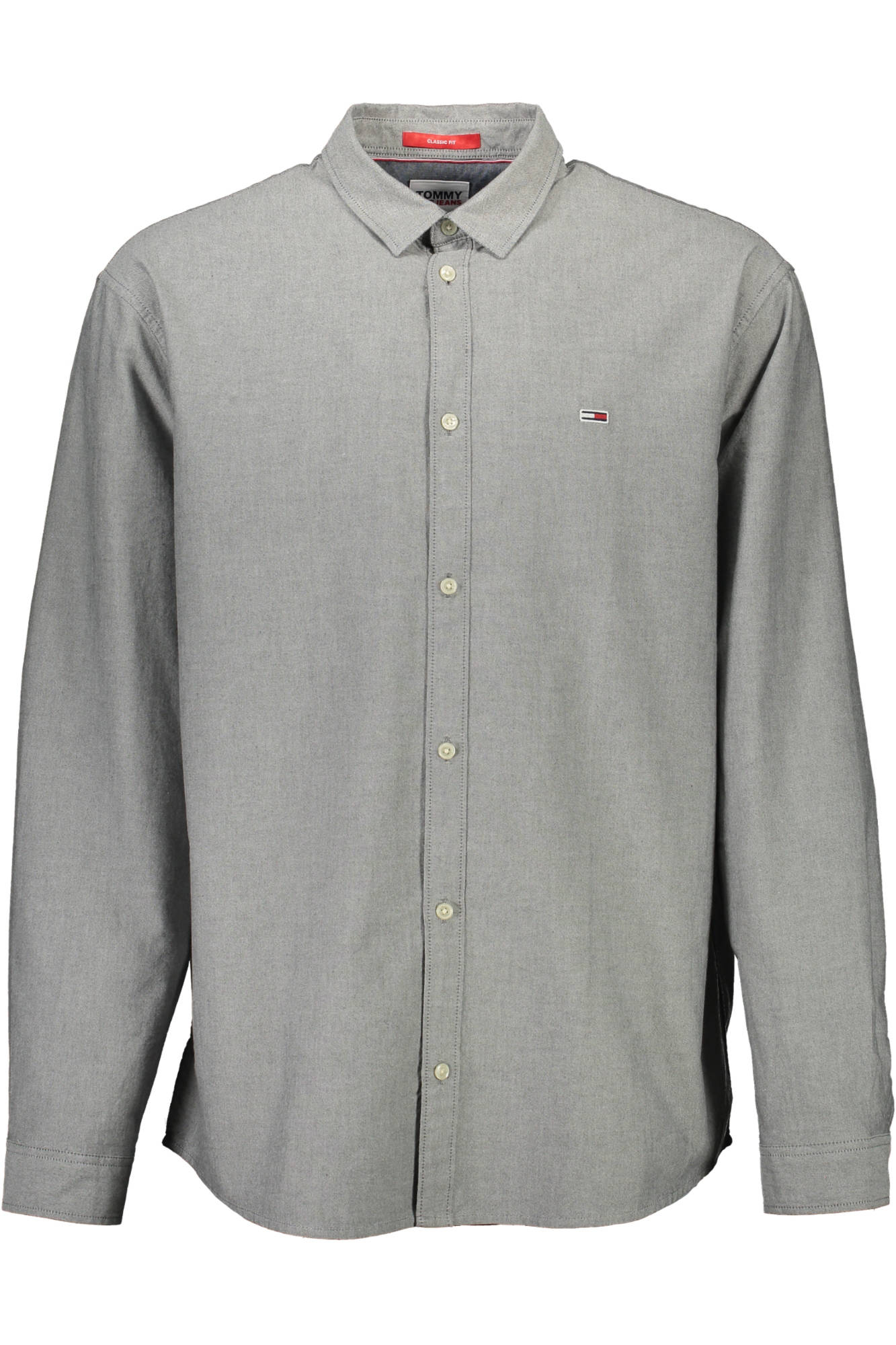 Tommy Hilfiger Camicia Maniche Lunghe Uomo Grigio - mem39