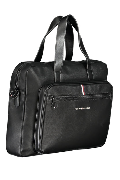 Tommy Hilfiger Cartella Uomo Nero - mem39