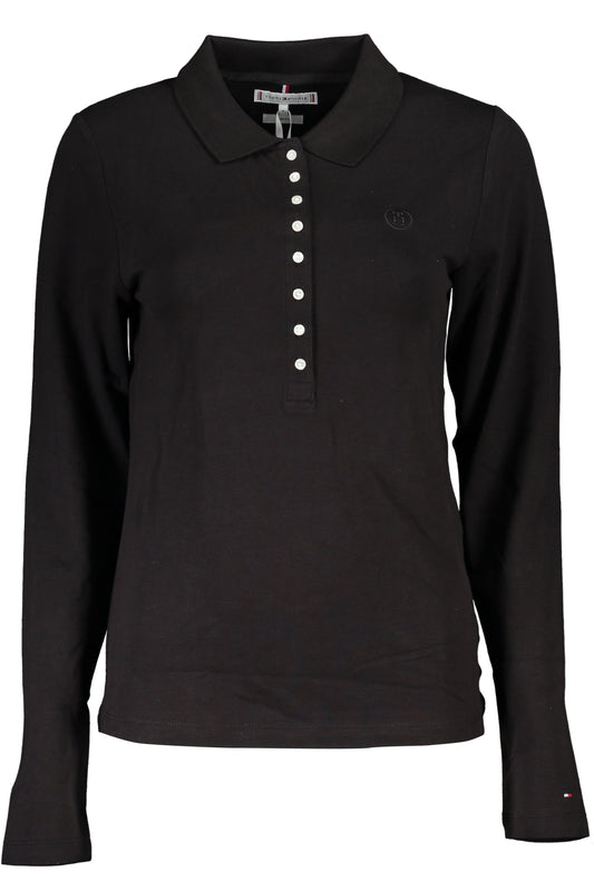 Tommy Hilfiger Polo Maniche Lunghe Donna Nero"" - mem39