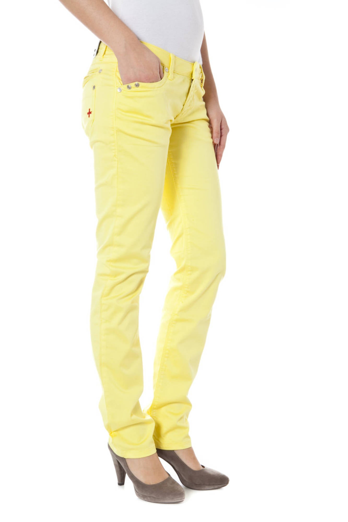 Zuelements Pantalone Donna Giallo"" - mem39